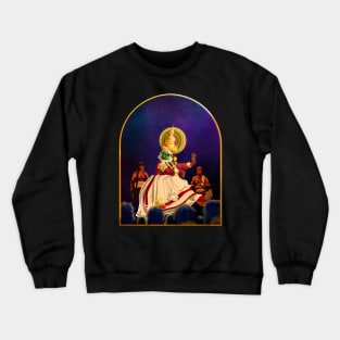 Kathakali Night - Golden Frame Crewneck Sweatshirt